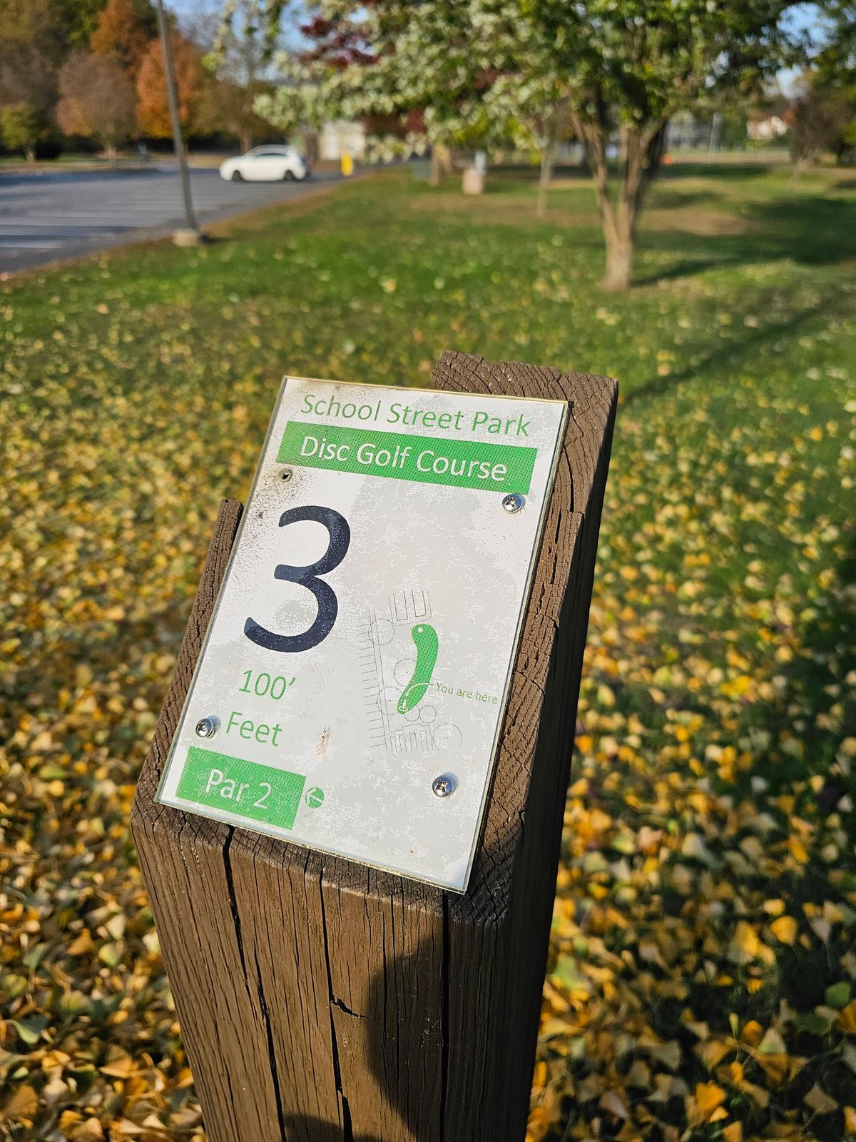 Par 2 on hole 3