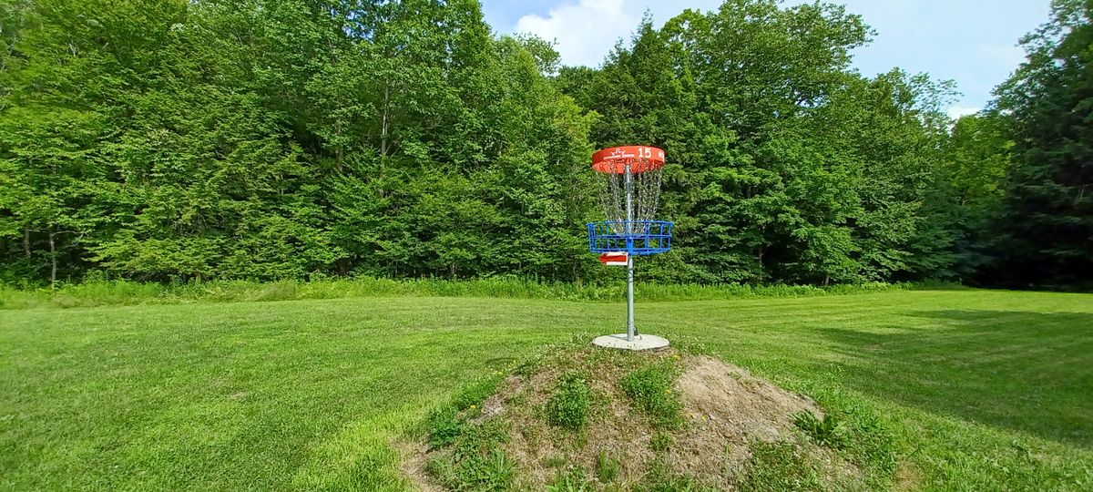 Love the little mound in the middle of the field
