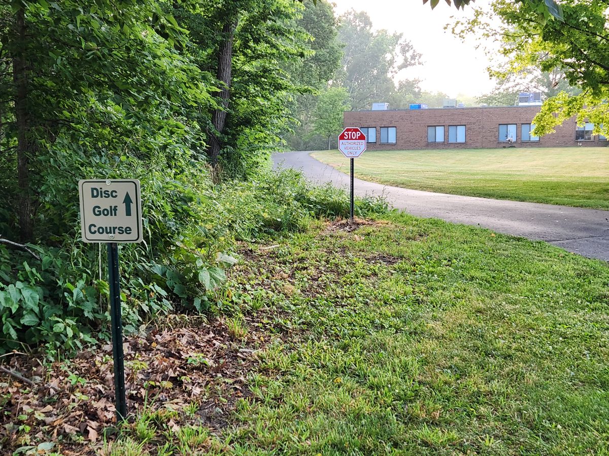 "This is the way" (the course is hard to find and this is the only clue to get there).