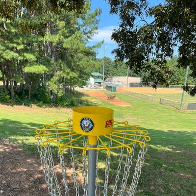 Hole 2 is a short right dogleg uphill.