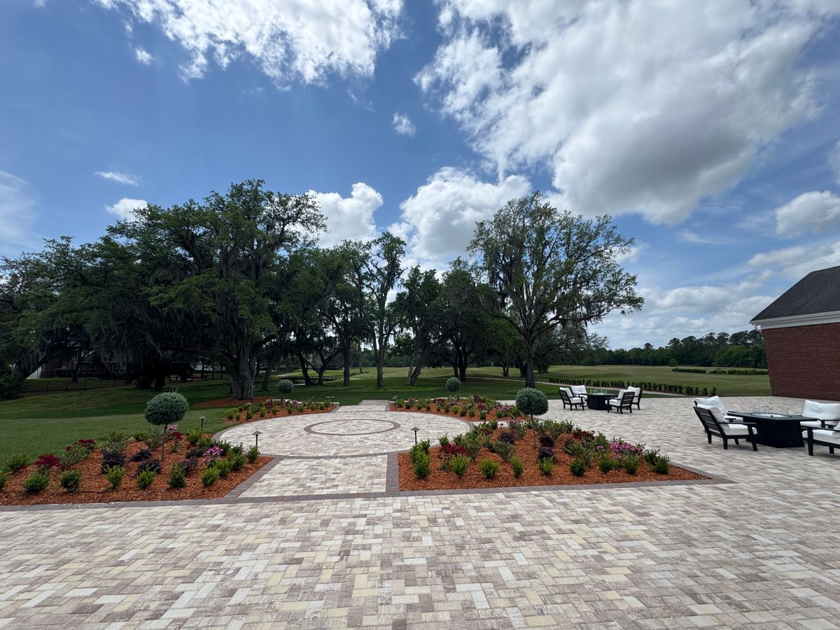 View from the back of the club house