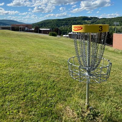 hole 3 overlooking campus