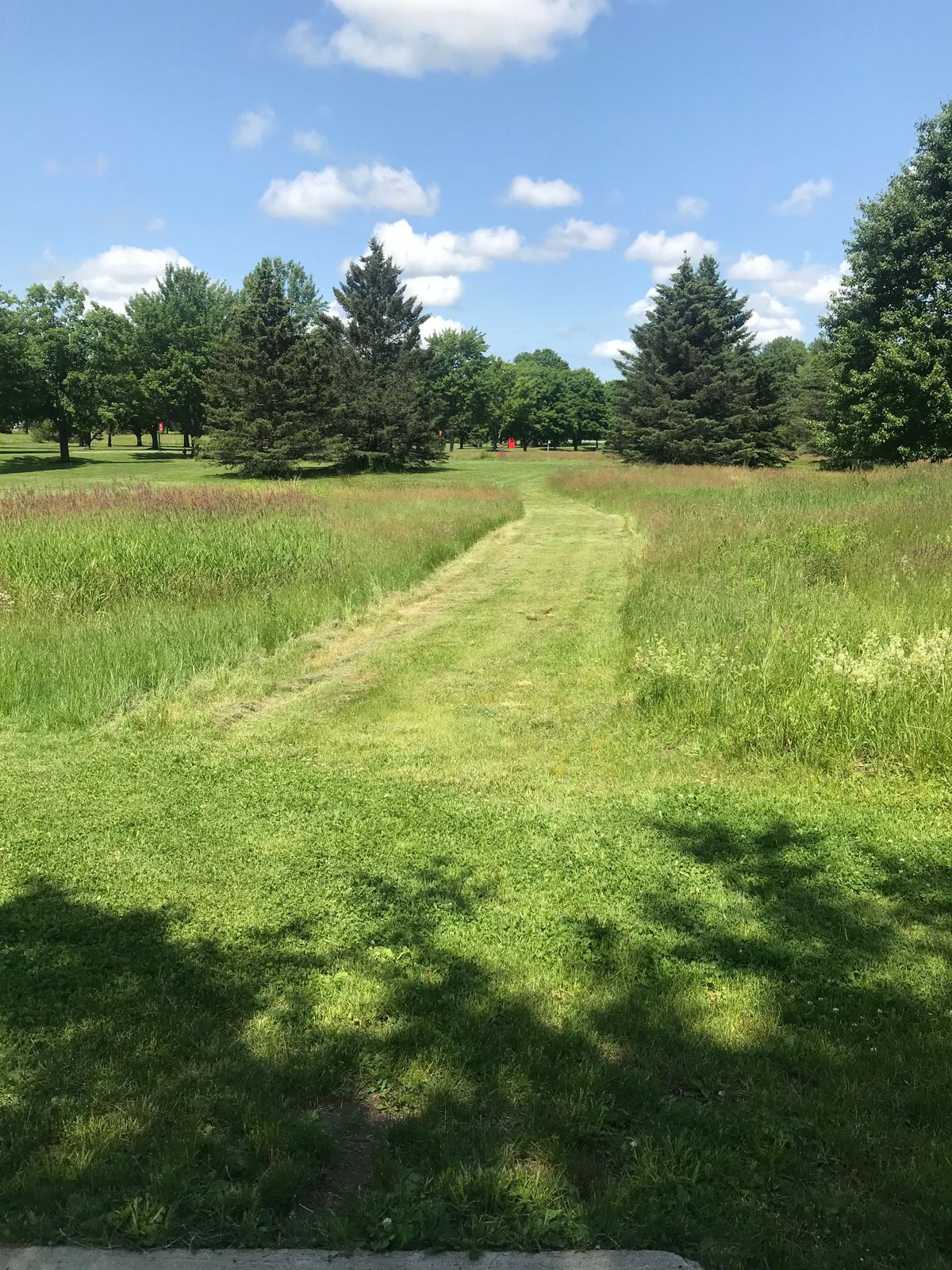 1st hole