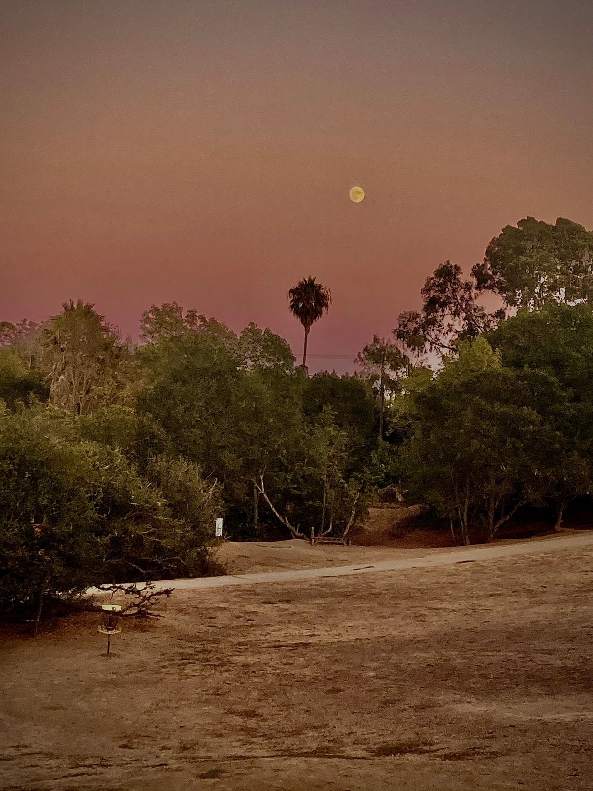Moonrise from 11’s teebox