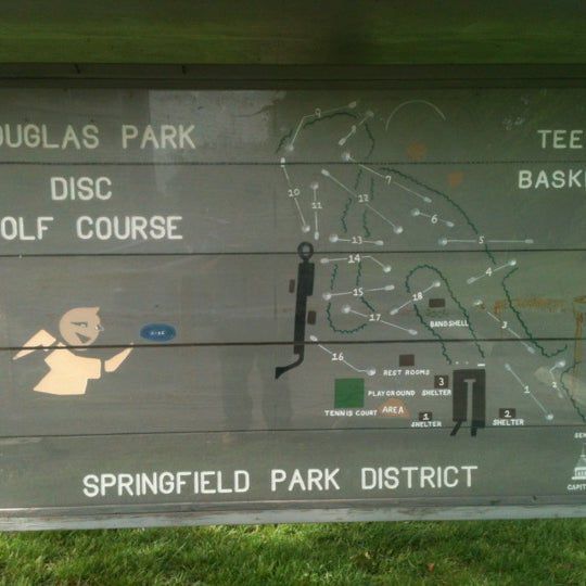 Duncan Park Disc Golf Course Map