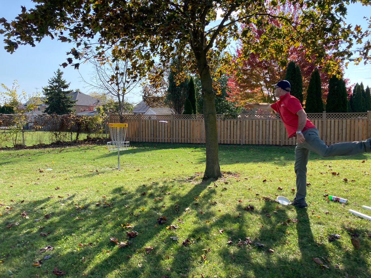 Hole 4 - AcePlace designer and installer, Darrell Bankes.