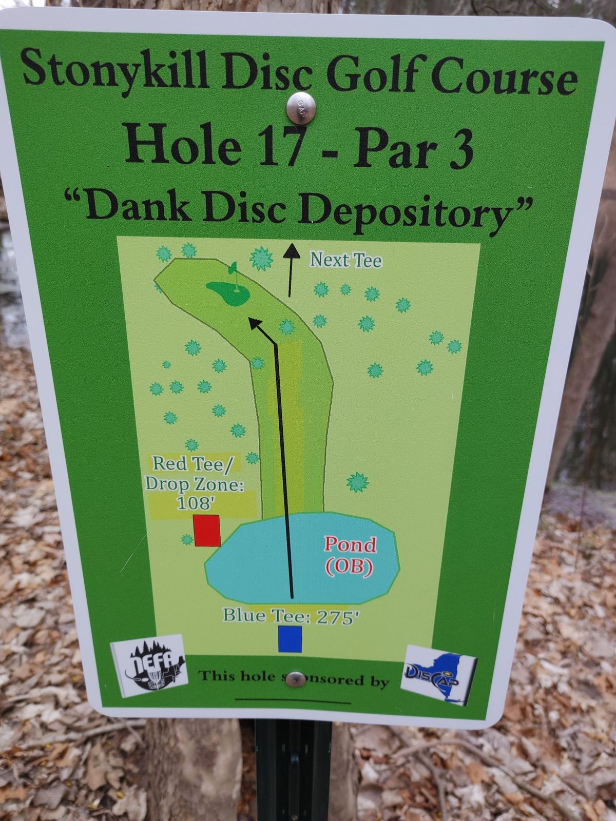 Hole 17 map