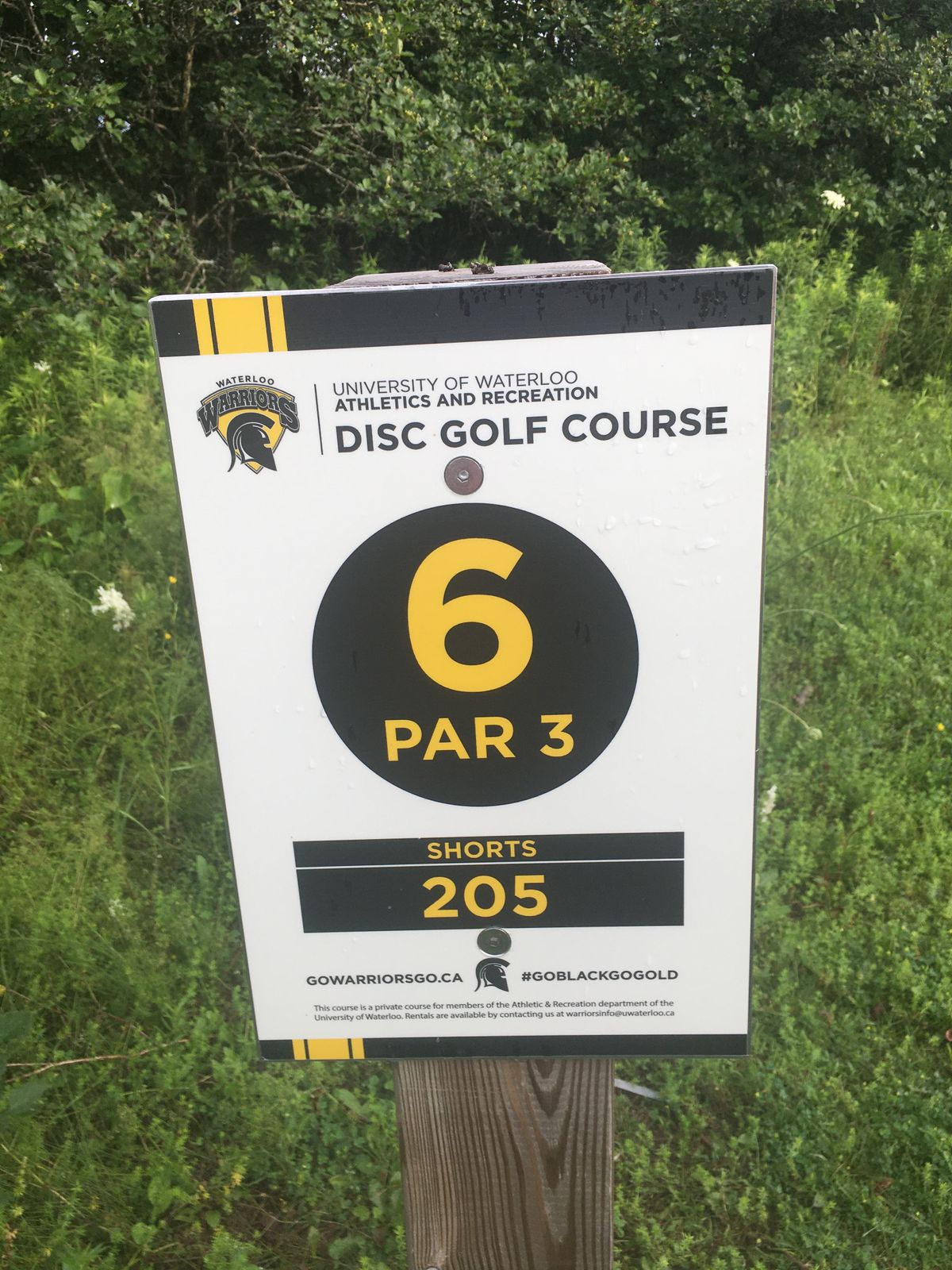 Hole sign 6 🍃🇨🇦🍃🇨🇦🍃
