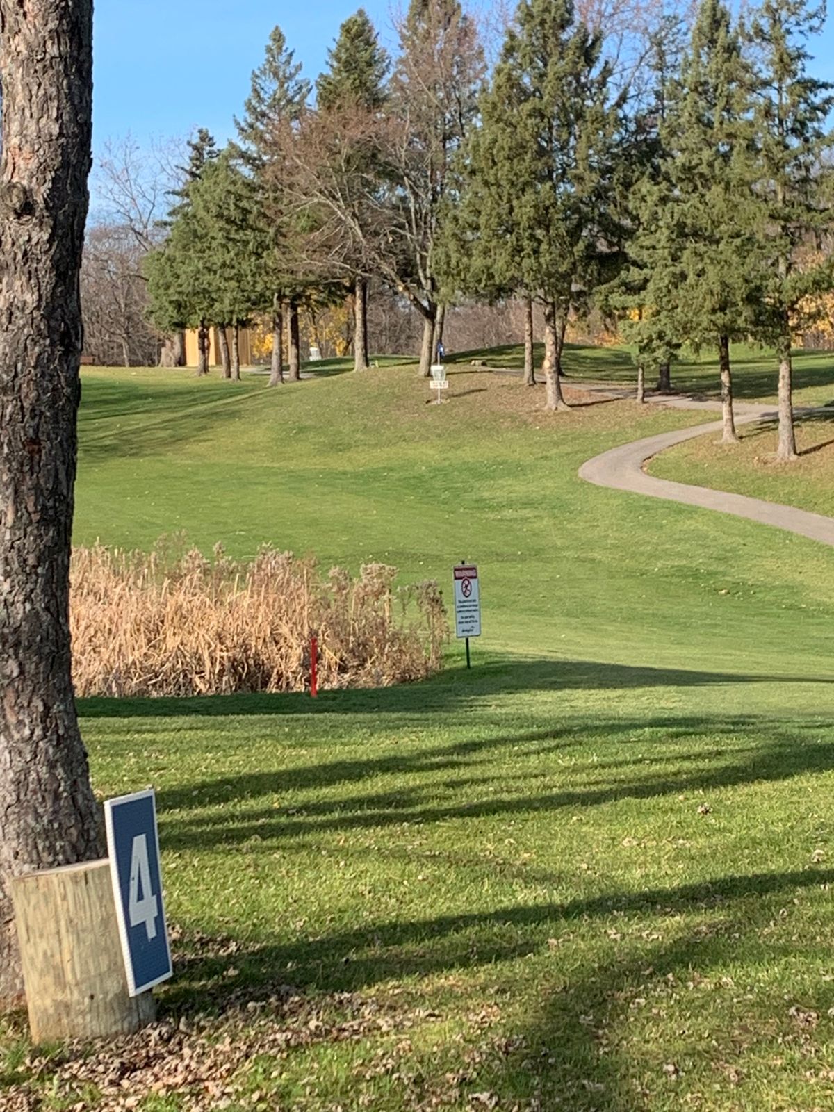 Hole 4 long tee