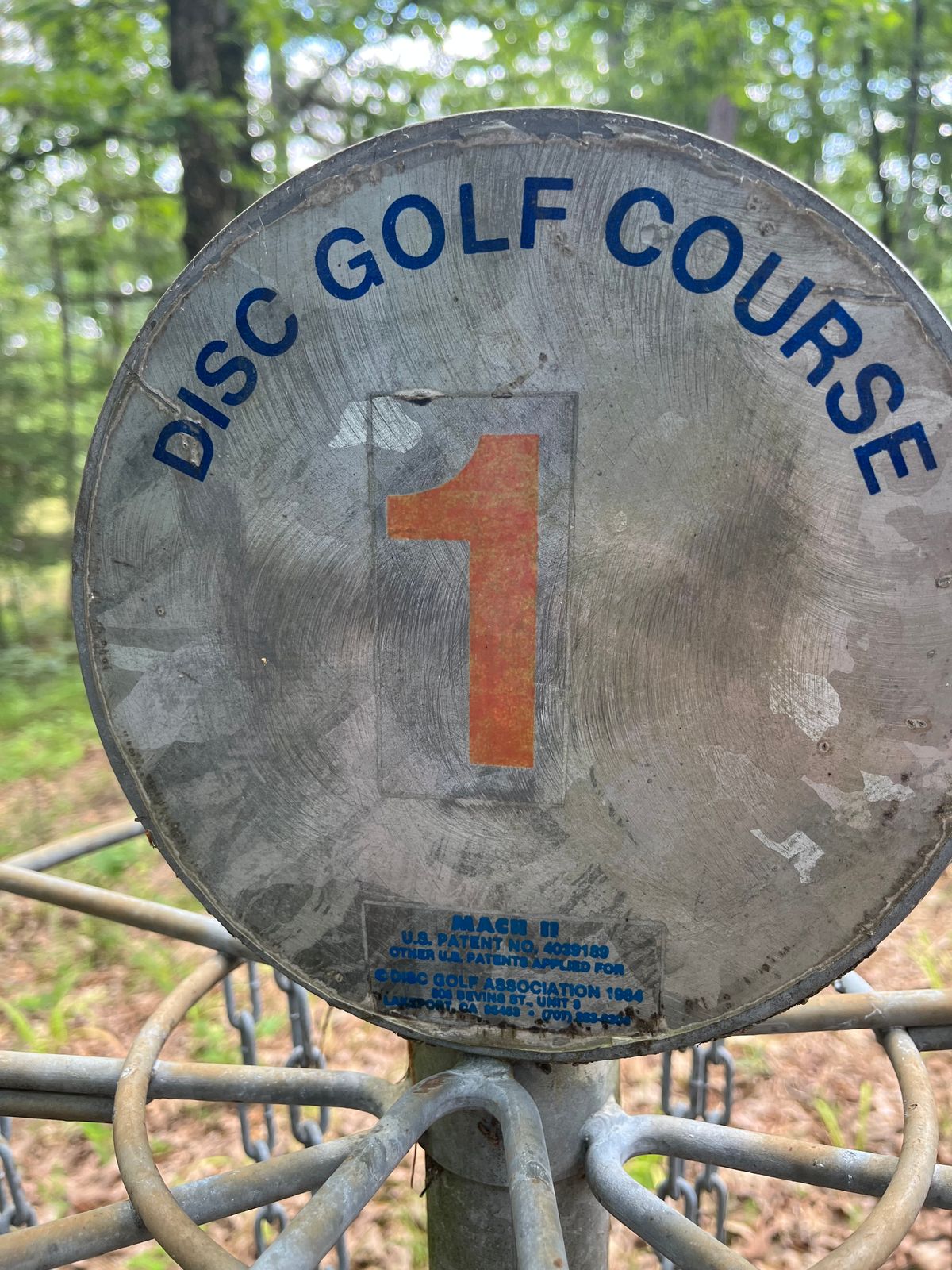 Hole 1 basket
