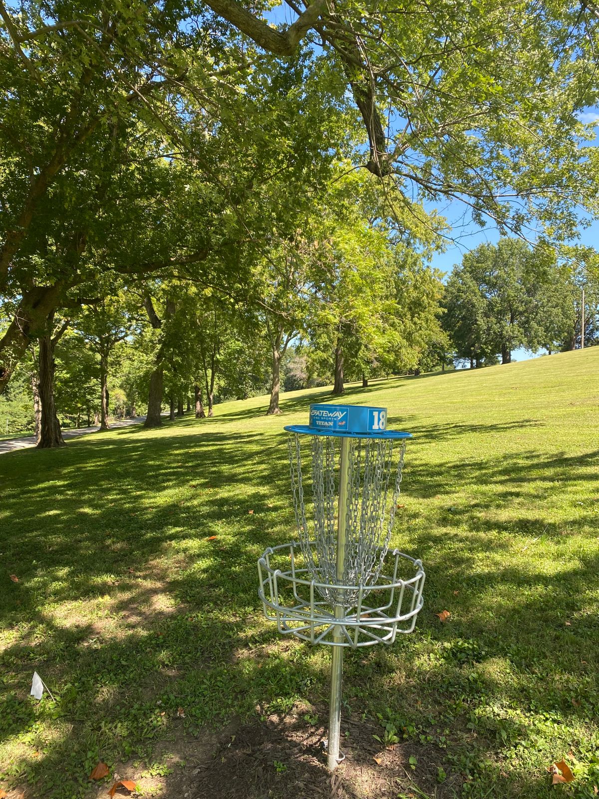 Basket 18 in B position towards tee.