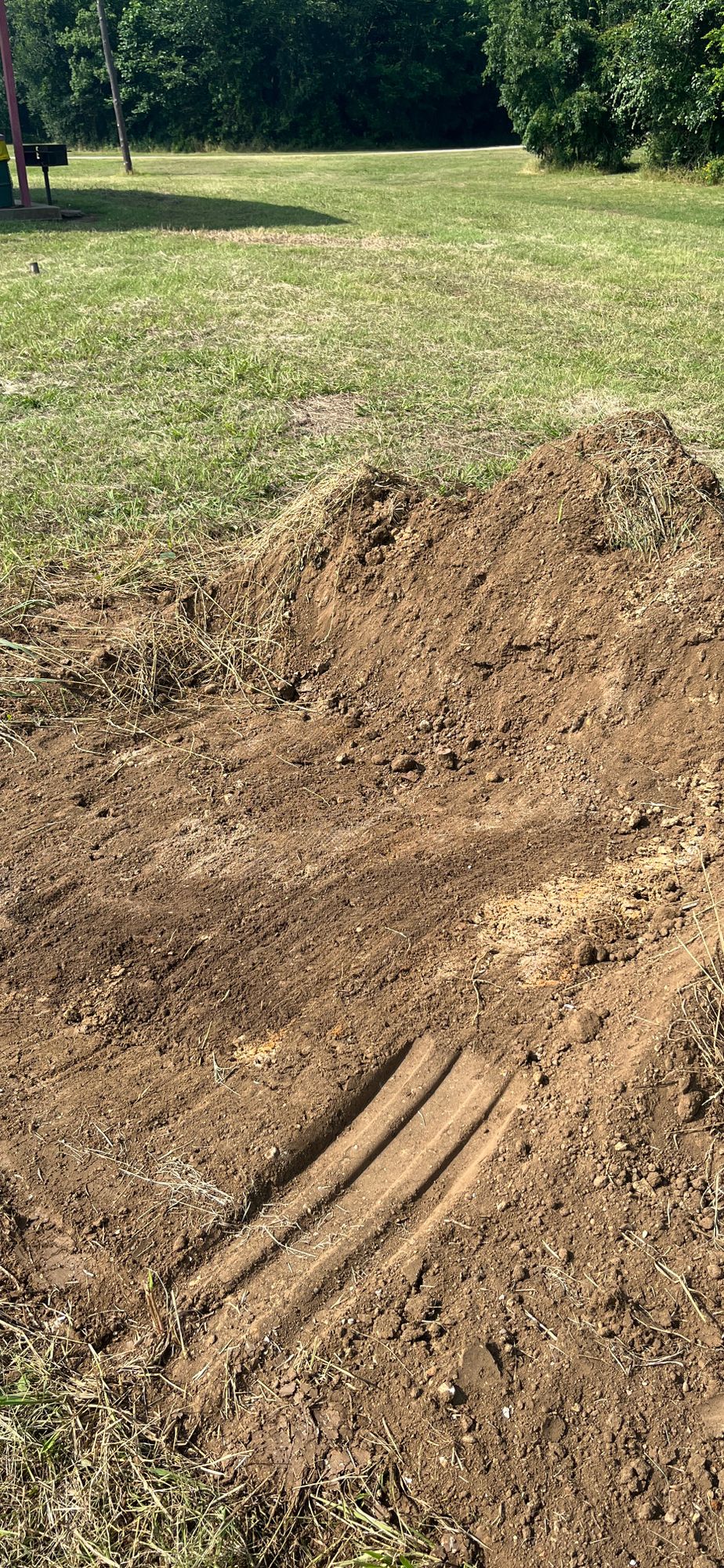 I’m guessing this is where the course map used to be.