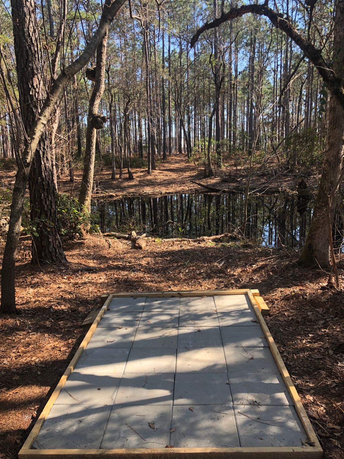 Hole 3. Straight ahead.