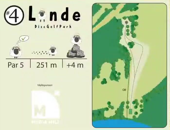 Lande hole 4 Par 5