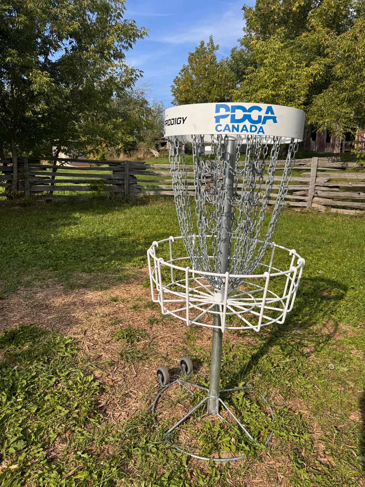 Hole 18 basket