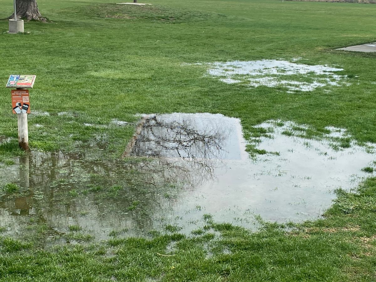 March 28 tee one flooded