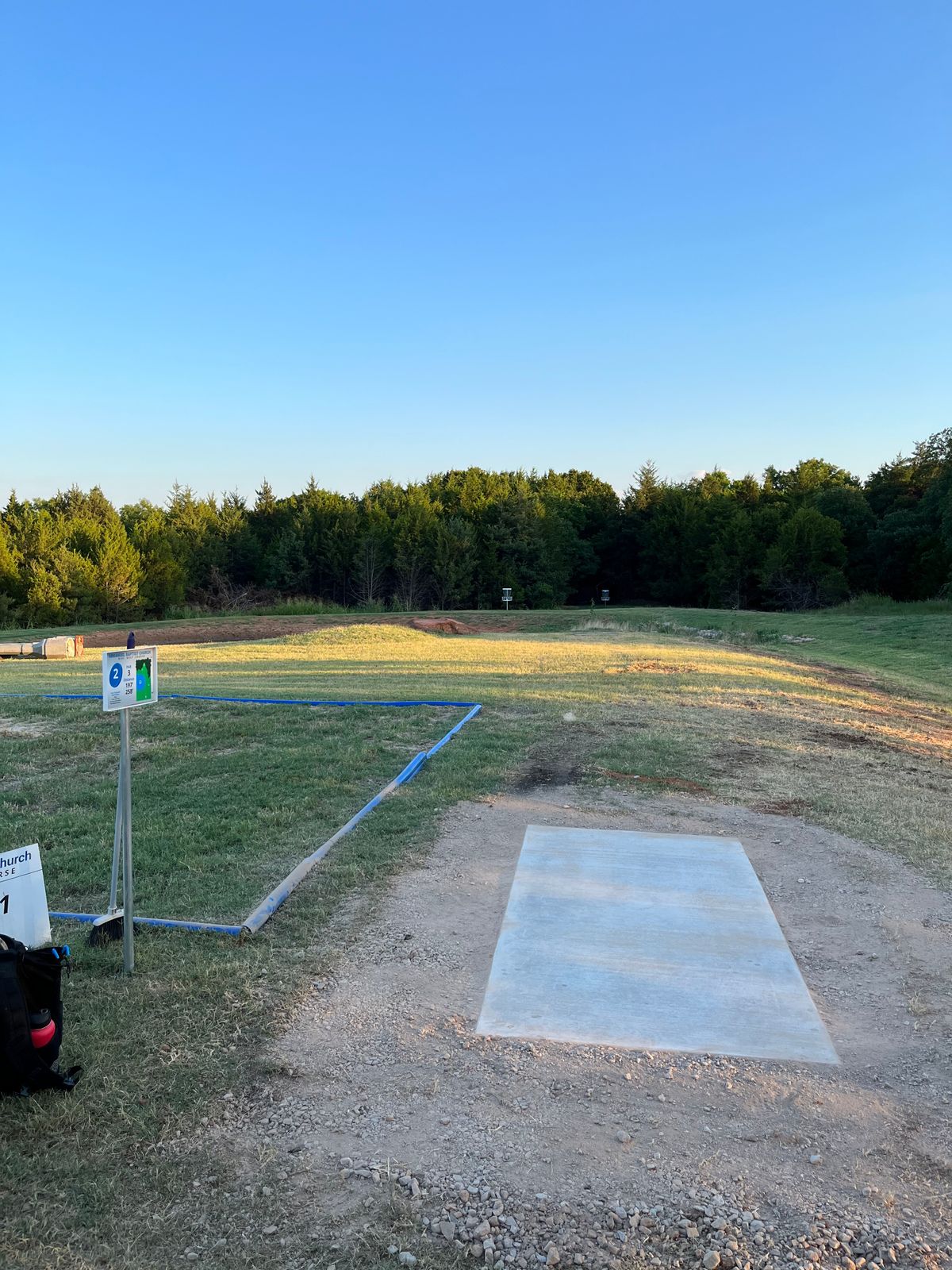 Hole 2 teepad
