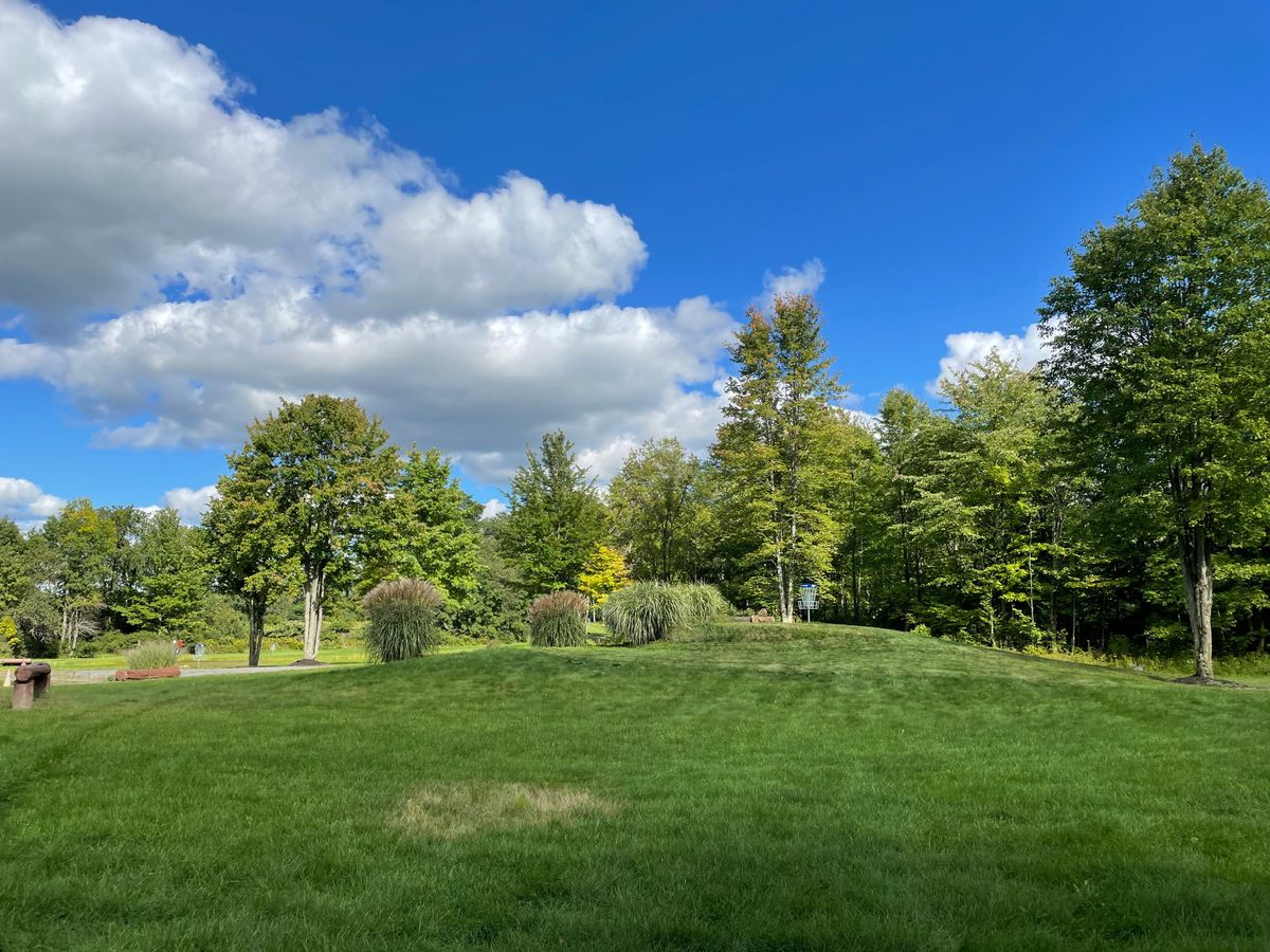 Looking towards 2 basket from 11 tee area. 