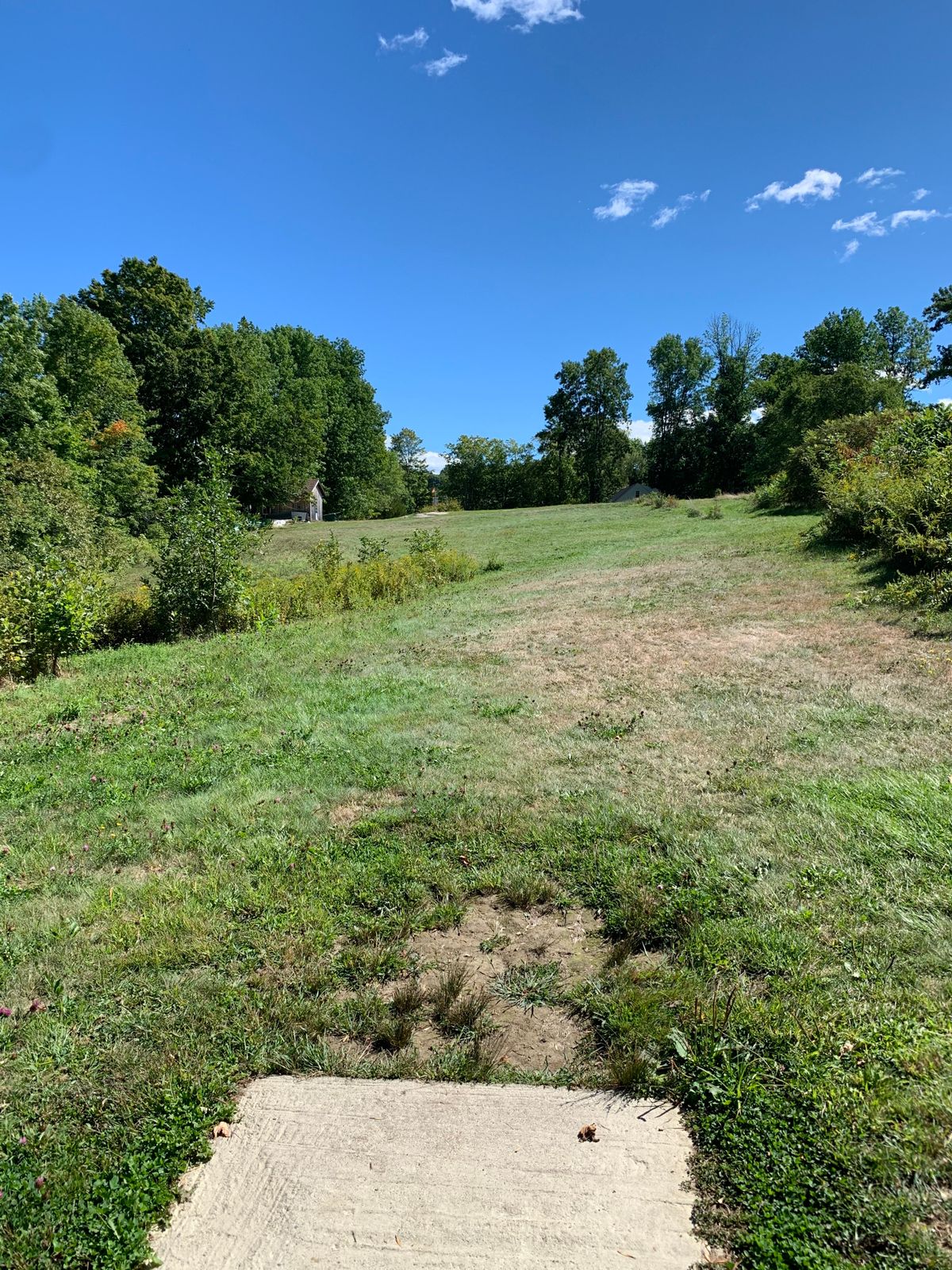 Tee shot hole 18