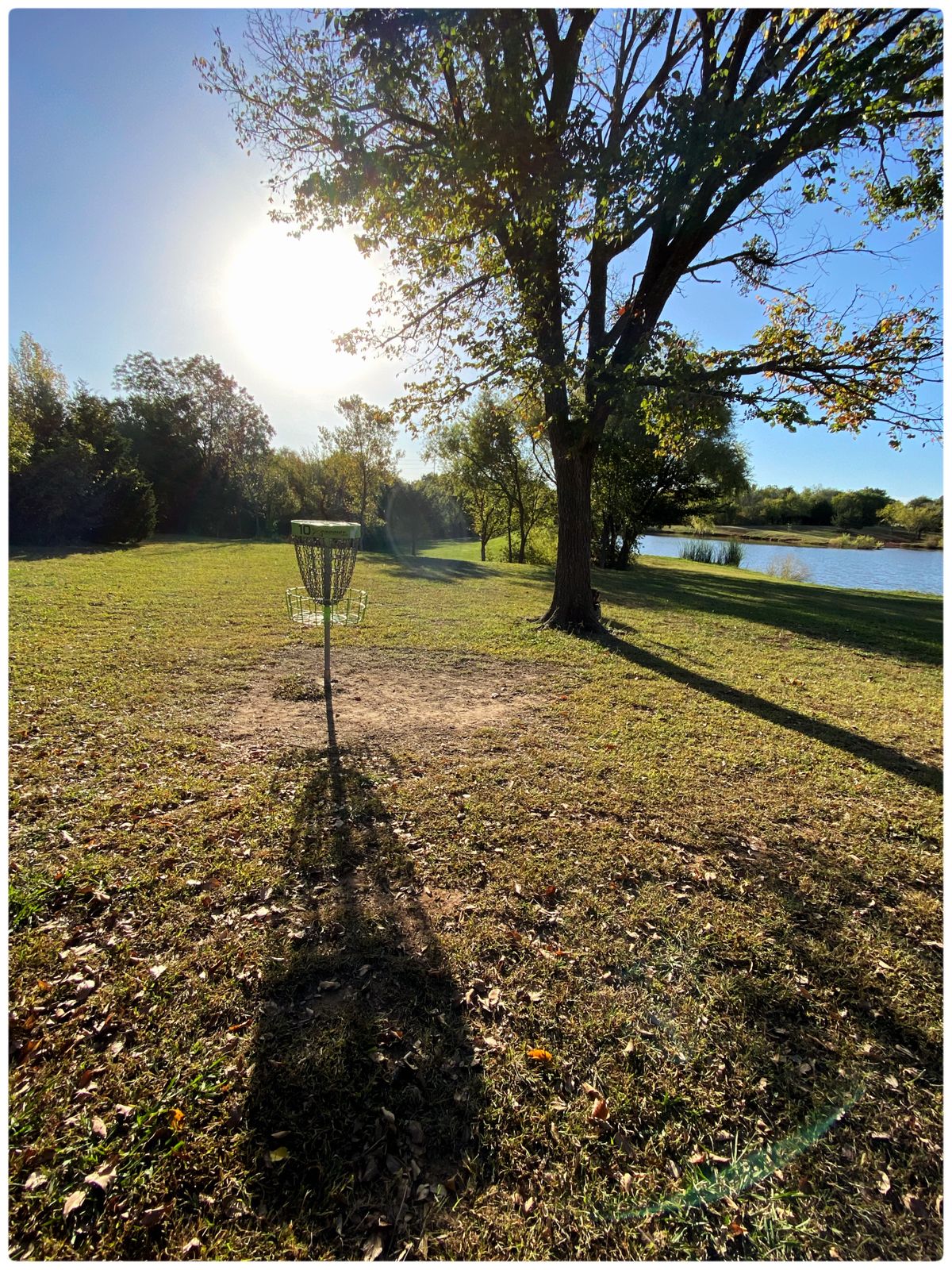 #10 green looking back to Tee