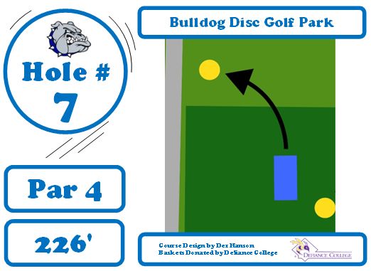 Cross the driveway to get to Hole 8