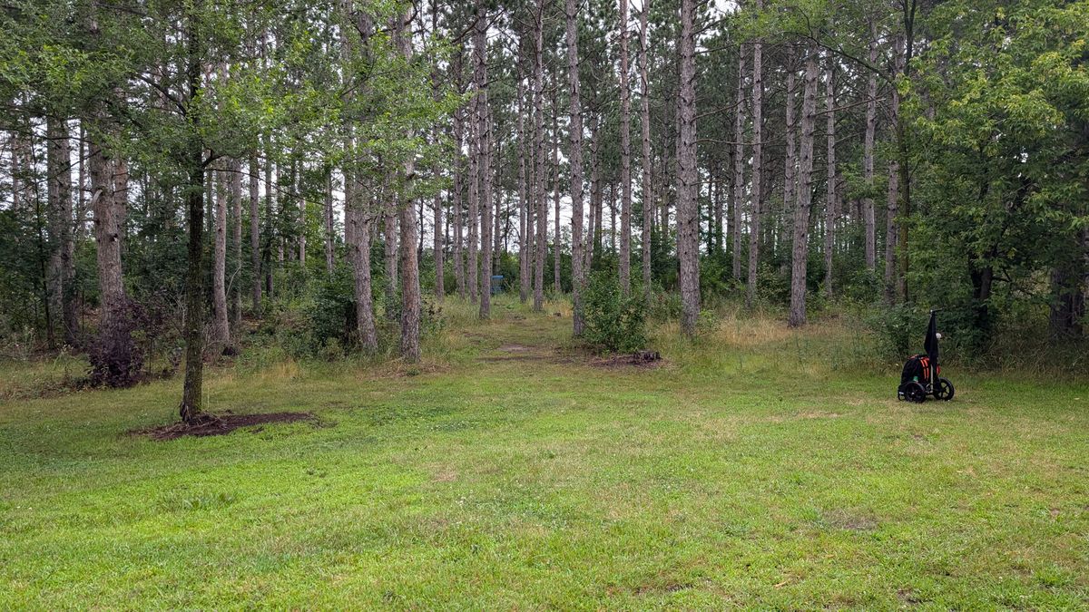 Hole 7 after bend