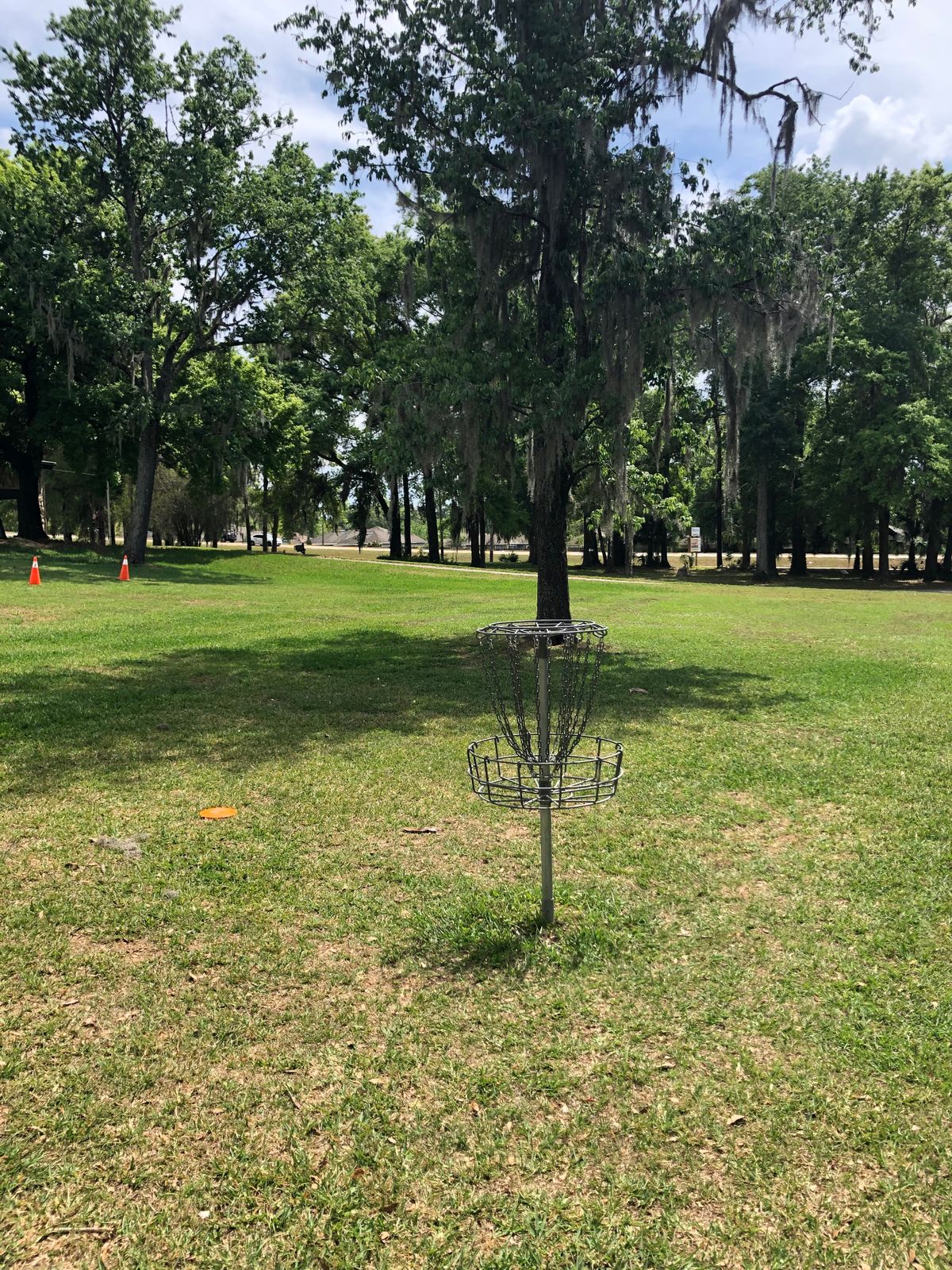 Hole 6, basket to tee
