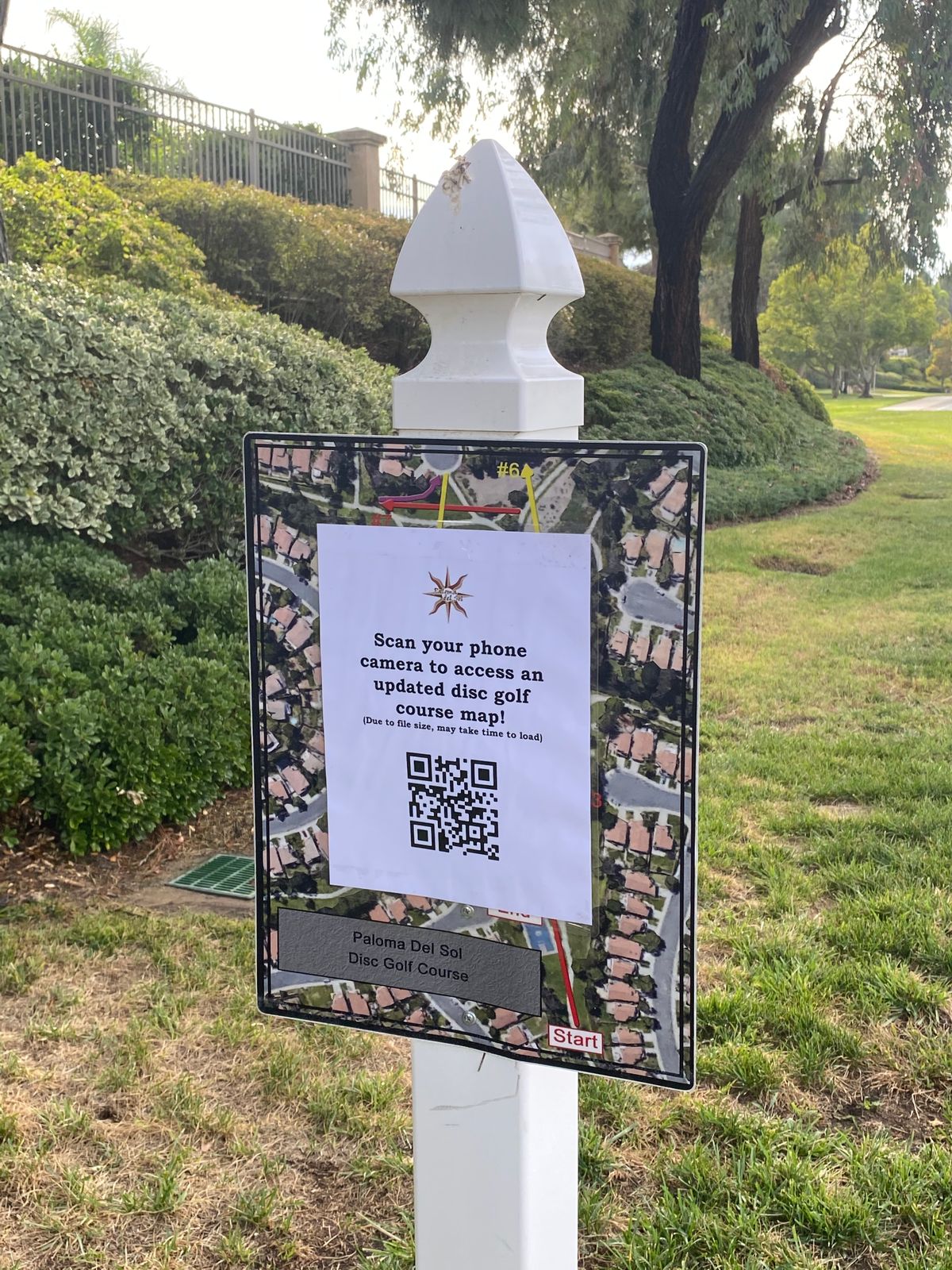 Use QR code to access new layout.