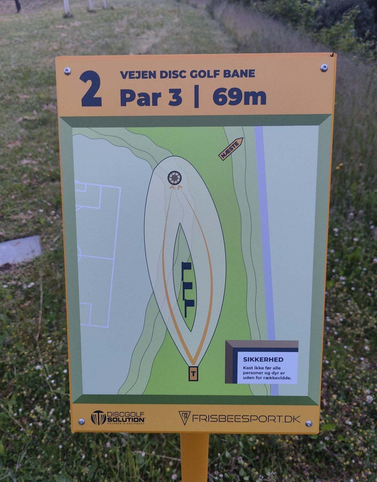 Vejen Disc Golf Bane Hul 2