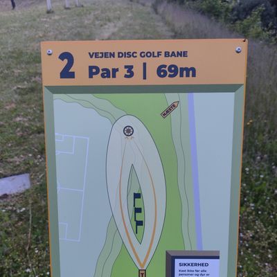 Vejen Disc Golf Bane Hul 2