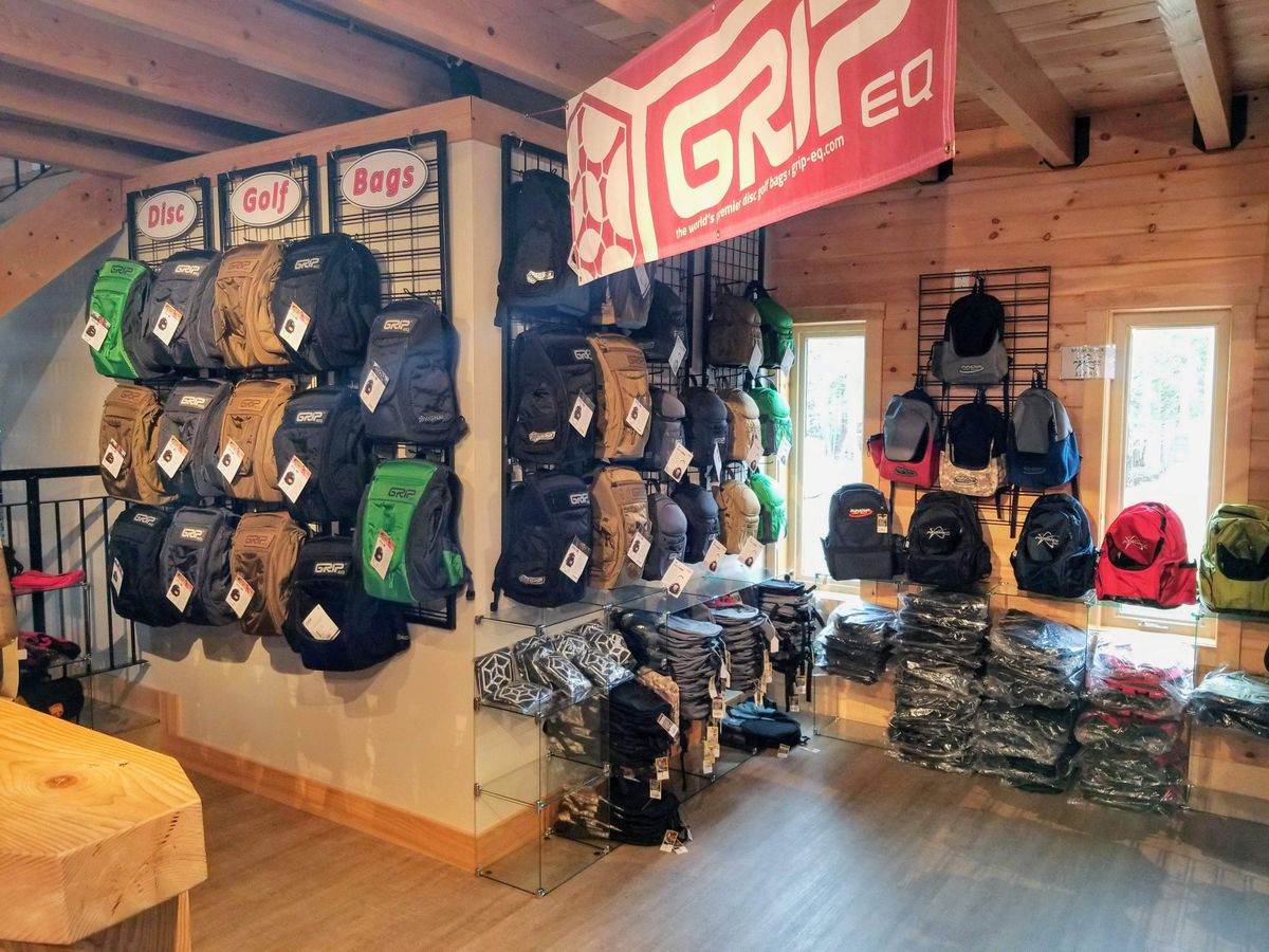 A variety of bags.