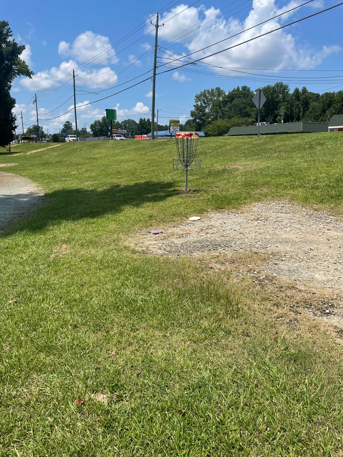 Approach to Basket From White/Red Tee