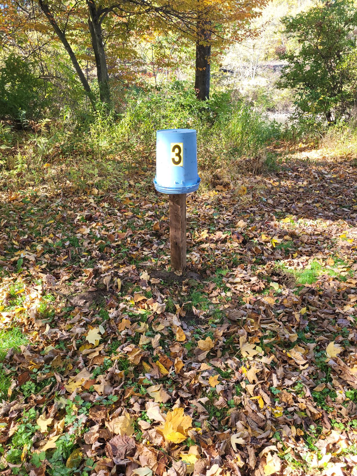 Hole 3 target