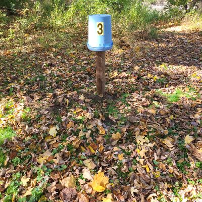 Hole 3 target