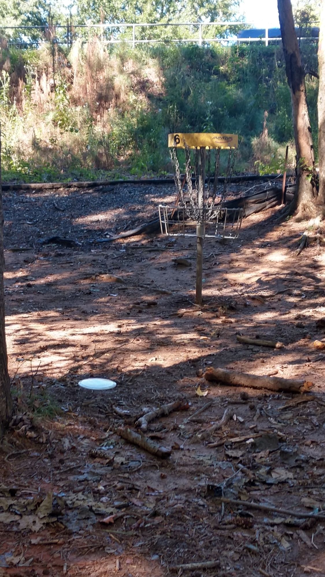 Parked, on #6.
