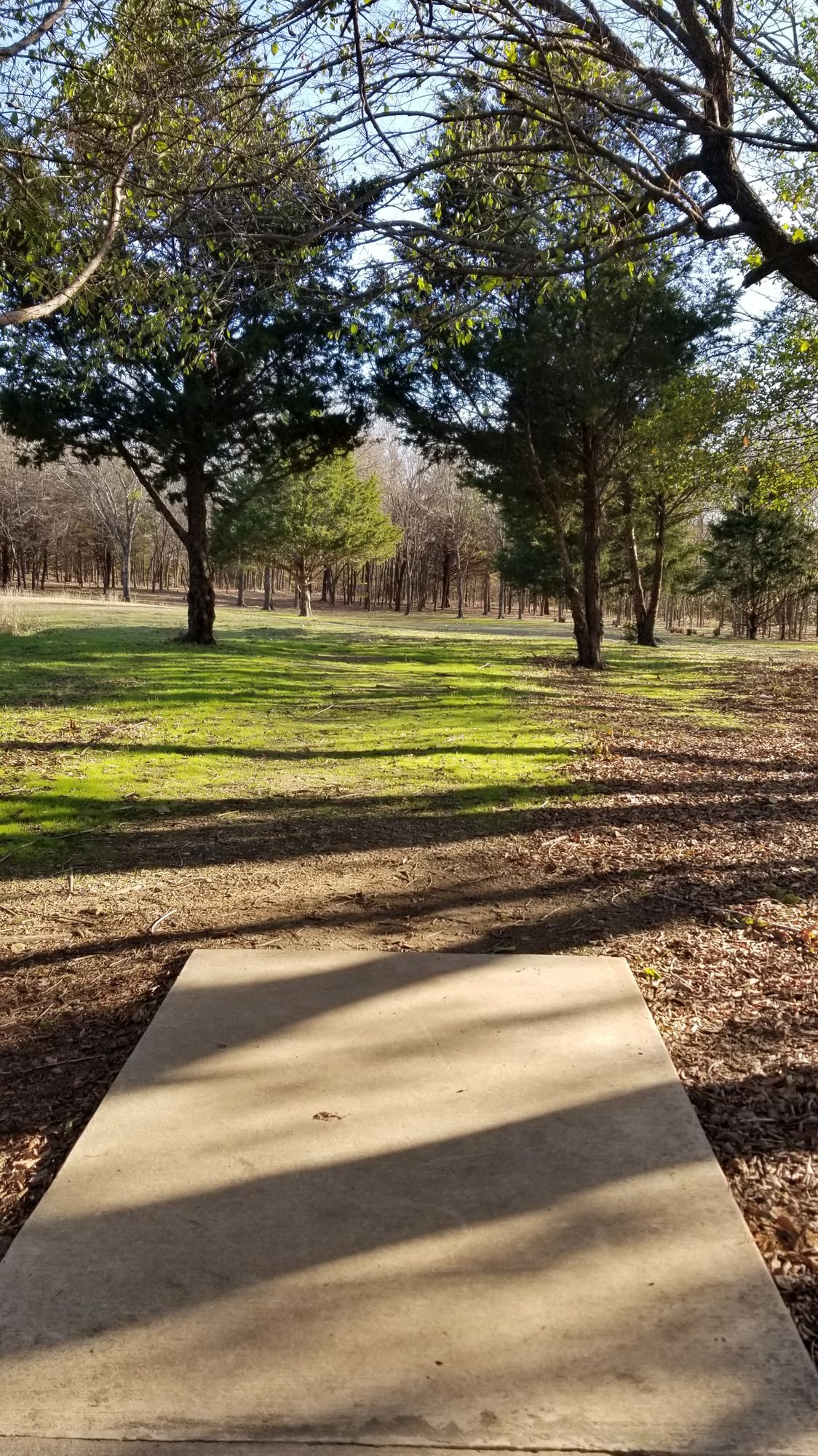 Tee on three.
