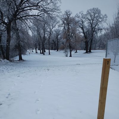 Hole 1 teepad