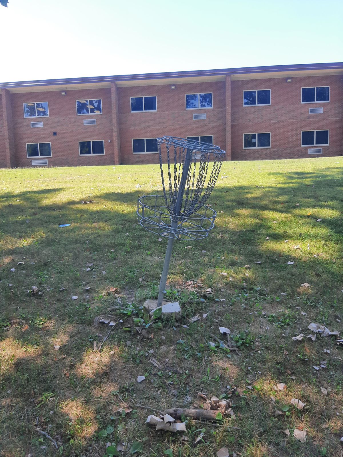 Baskets not in up right shape.