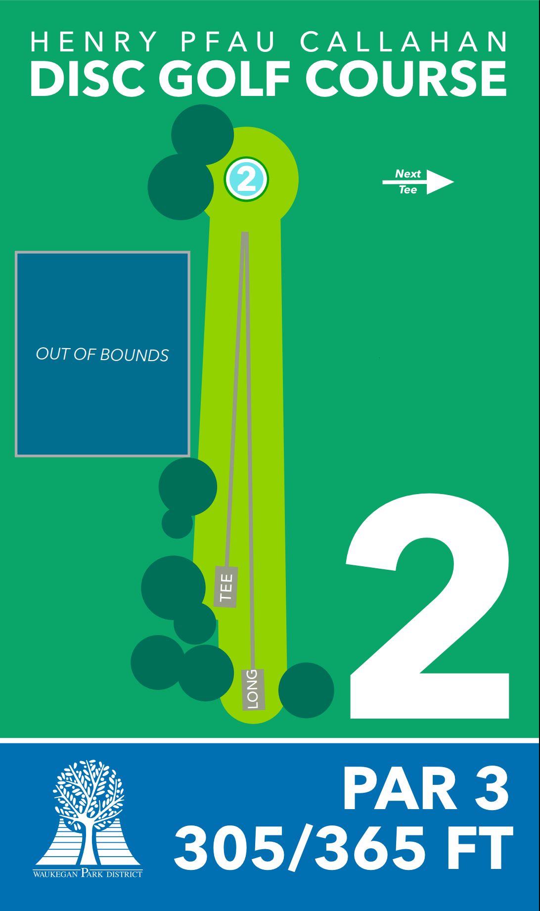 Par 3 - 305ft / 365ft 