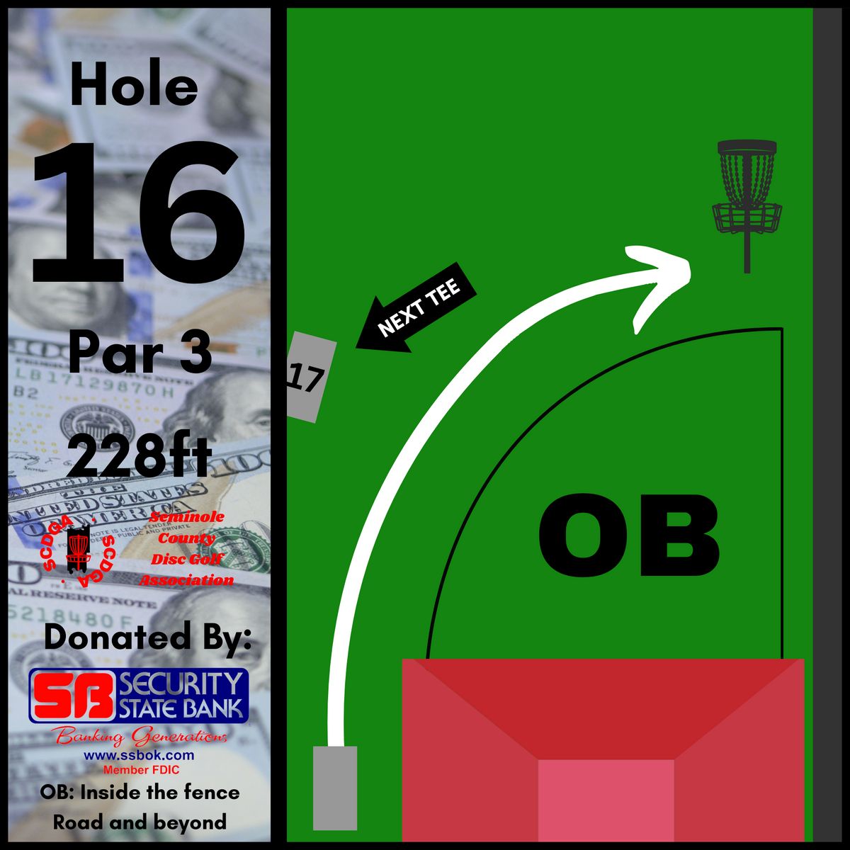 Hole 16 Teesign