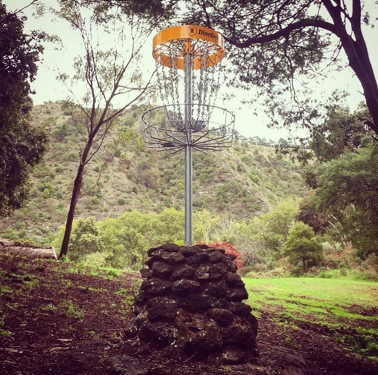 Hole 8 of advanced & amateur layouts & Hole 17 of Pro layout.