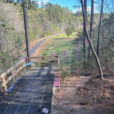 Hole 7, only tee pad
