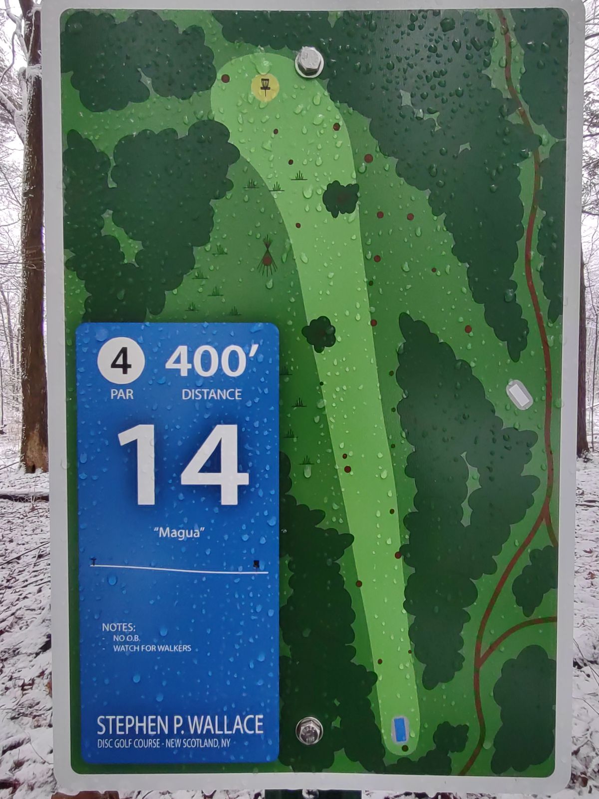 Tee Sign 14 Blue