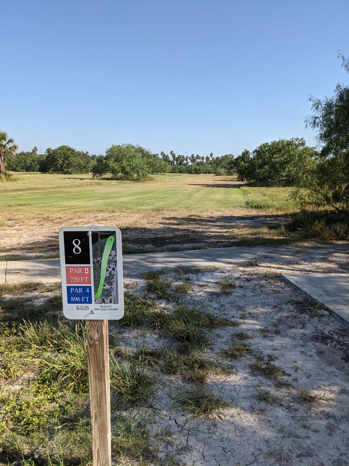 #8 short tee pad