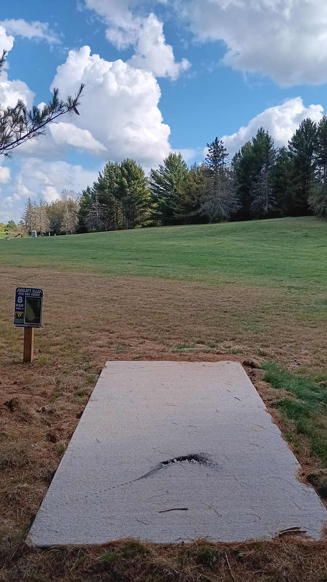 Hole 8 blue tee
