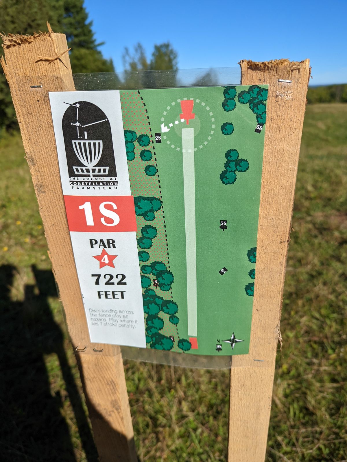 Hole 1S map