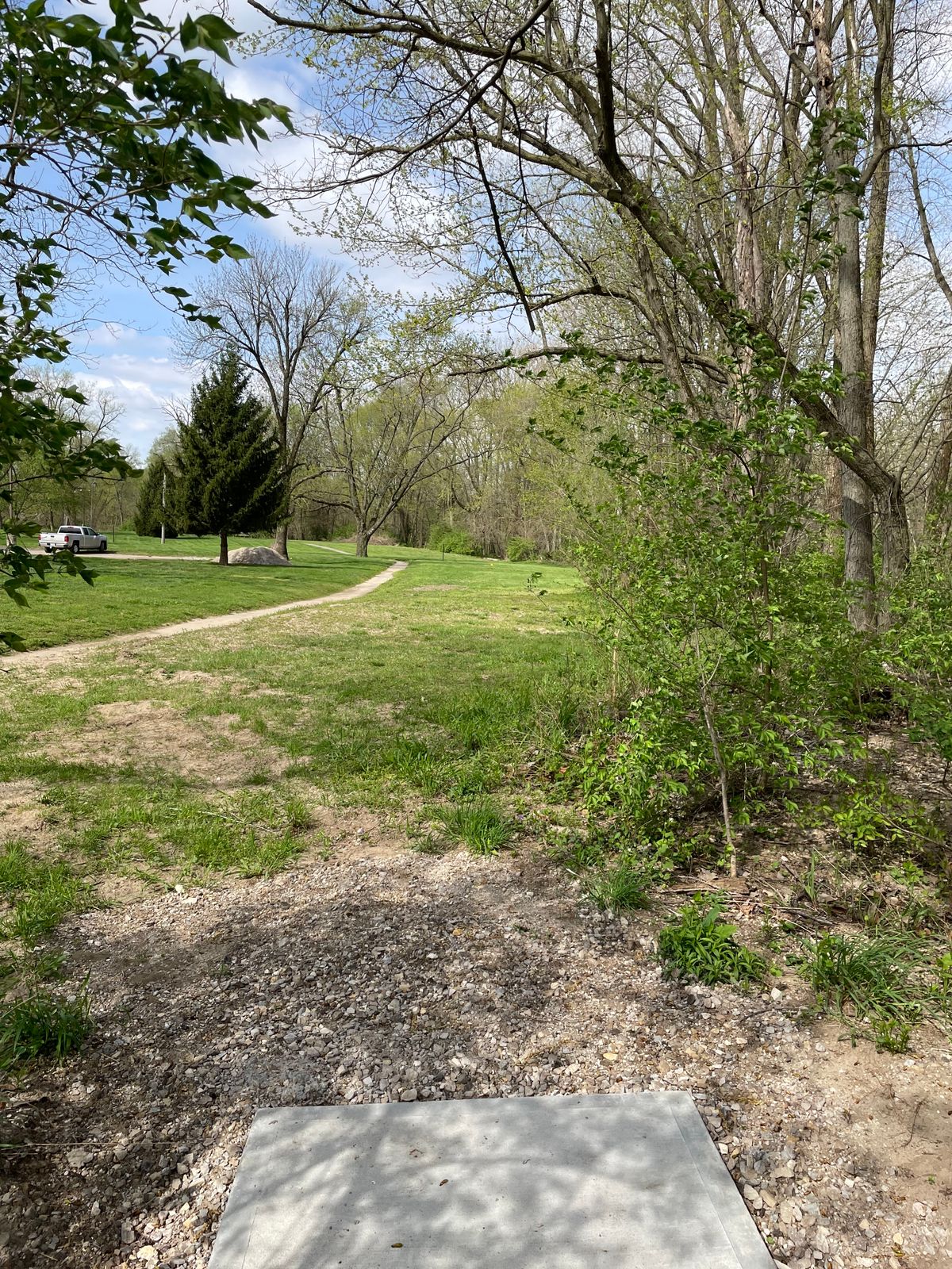 Hole three short tee