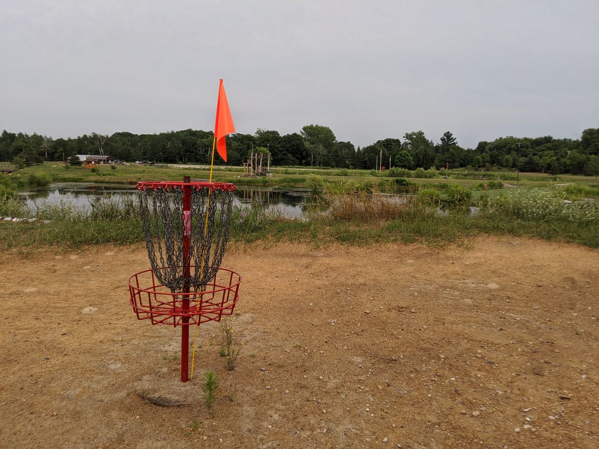 Hole 14 basket