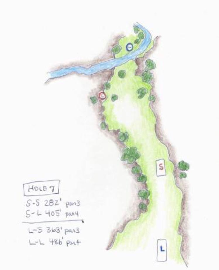 Hole 7 Tee Sign
