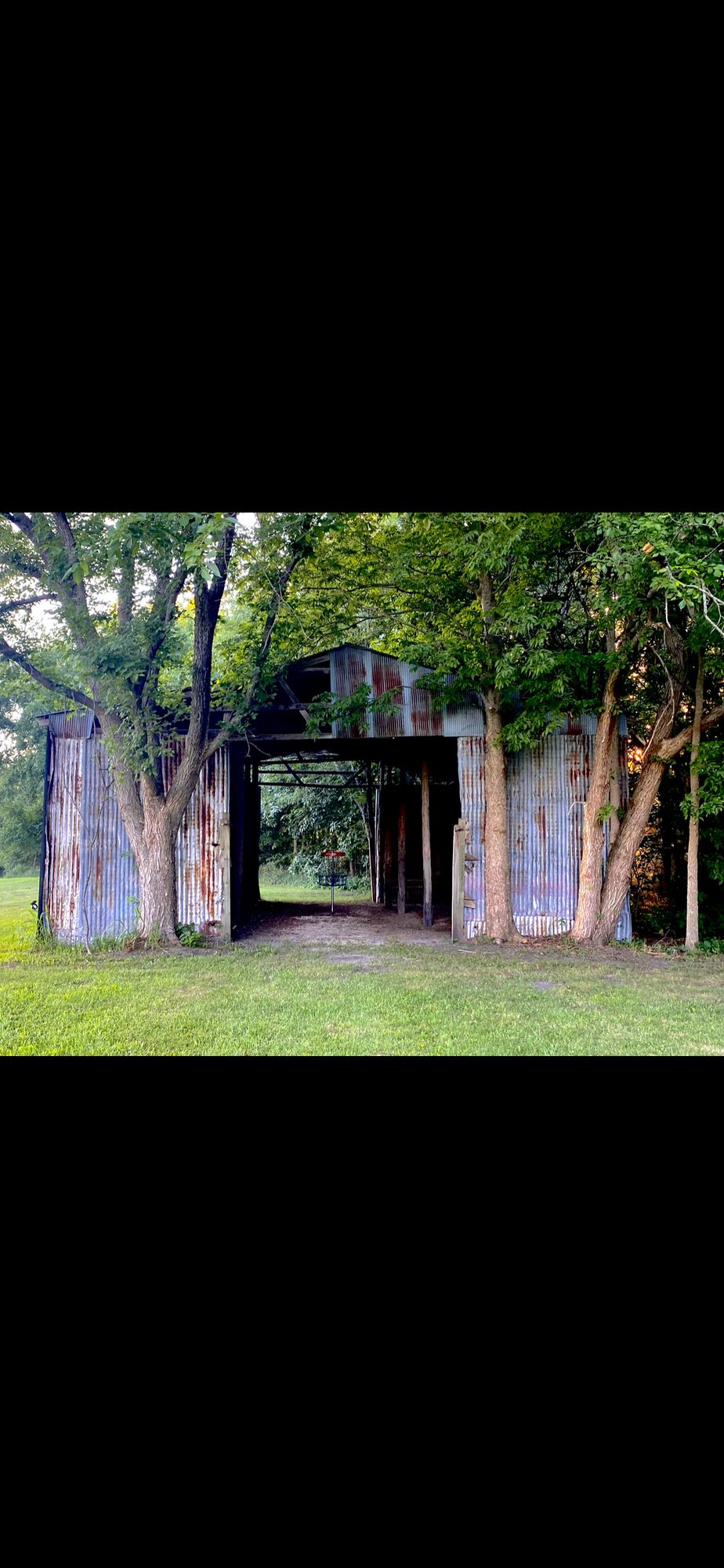 Hole #7 Look into the barn